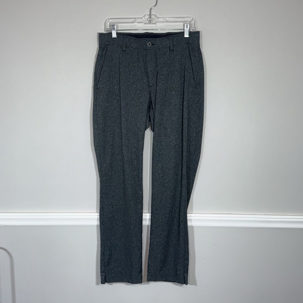 Under Armour Gray Heather 1309549 Showdown Vented Golf Dress Pants Mens 32X30